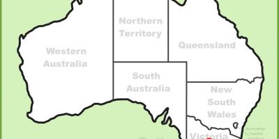Карта Мельбурна Австралія