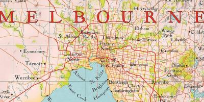 Світ Мельбурні карті
