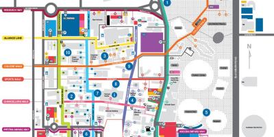 Карта університету Монаша