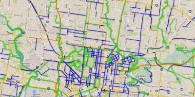 Велосипедні доріжки Мельбурні карті
