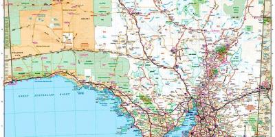 Карта Південної Австралії